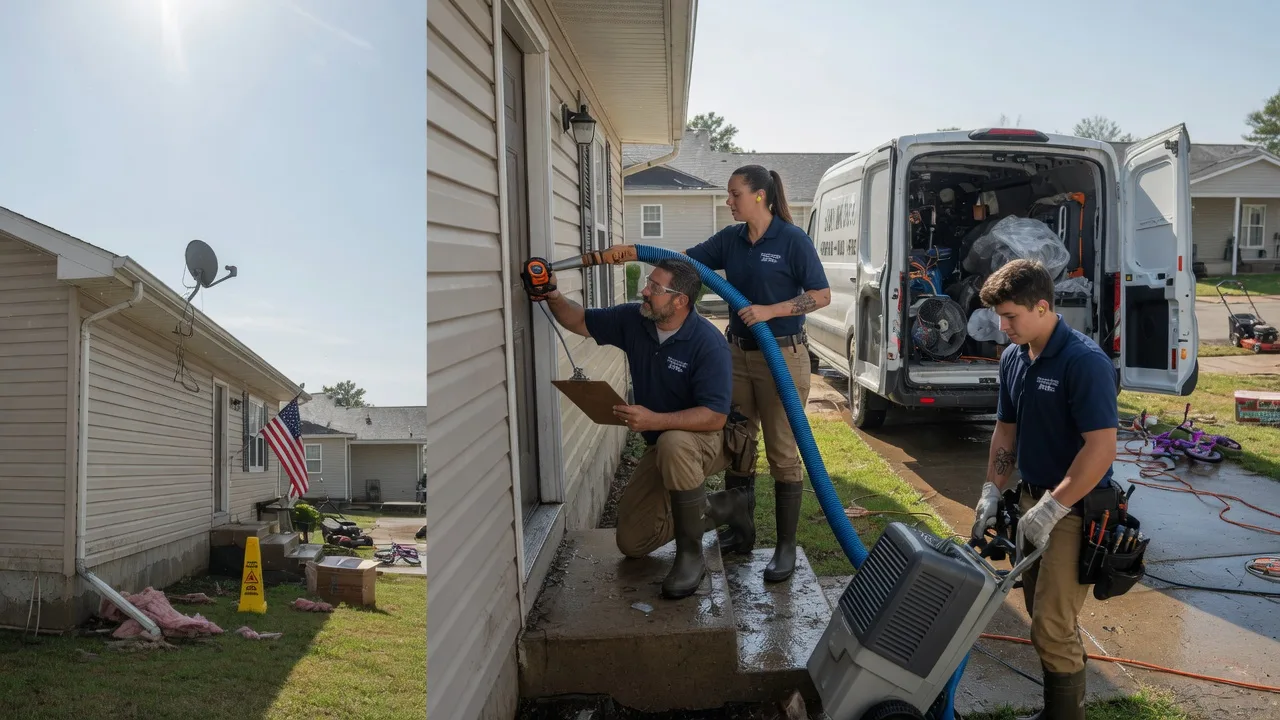 Ceiling Water Damage Restoration in New Geneva, PA near me